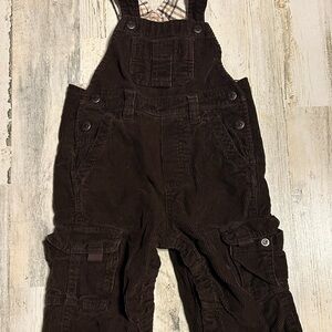 GAP Chocolate Corduroy Kids Overalls